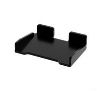 Acrylic Holder Base for MK.2 Desktop Display Stand Anti-Slip Table Stand Compact Organiser Black 12.6x8.8cm(Black)