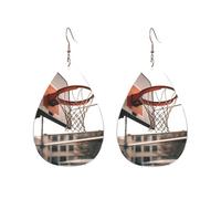 Acrylic Hoop Earrings for Women Dangle Earring Gold Fashion Boho Drop Dangle Earrings Basketball Shot Hypoallergenic Silver Teardrop Earring Jewelry Gift Valentine's Day, One Size, No Gemstone