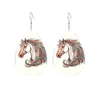 Acrylic Hoop Earrings for Women Dangle Earring Gold Fashion Boho Drop Dangle Earrings Cupid Arrow Love Horse Hypoallergenic Silver Teardrop Earring Jewelry Gift Valentine's Day, One Size, No Gemstone