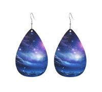 Acrylic Hoop Earrings for Women Dangle Earring Gold Fashion Boho Drop Dangle Earrings Mysterious Stars Hypoallergenic Silver Teardrop Earring Jewelry Gift Valentine's Day, One Size, No Gemstone