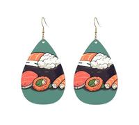 Acrylic Hoop Earrings for Women Dangle Earring Gold Fashion Boho Drop Dangle Earrings Sleeping Sushi Hypoallergenic Silver Teardrop Earring Jewelry Gift Valentine's Day, One Size, No Gemstone