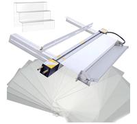 Acrylic Hot Bending Machine, Water-Cooled, 10s Heating, Adjustable Length/Angle/Temp for Signs & Decor