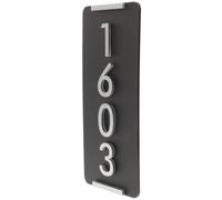 Acrylic House Number Plaque Black for Front Door and Mailbox