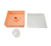 Acrylic Hummingbird Feeders Outdoor Beehive Top Feeder Square Beekeeping Water Feeder Modern Design Quick Water Feeding Effective Leakage Prevention for Beekeeping ABS Acrylic