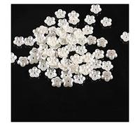 Acrylic Imitation Pearls, Pearls for Jewelry Makin ABS/Acrylic Imitation Pearl Flower Heart Beads Multi-Color 3-30mm DIY Jewelry Crafts Accessories(15 10mm 50)