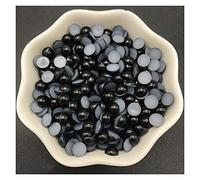 Acrylic Imitation Pearls, Pearls for Jewelry Makin Imitation Pearl Half Round Flat Back Scrapbook Beads 4mm Multicolor Pack of 200(20)