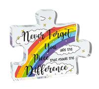 Acrylic Jigsaw Plaque for Special Someone, Made the Difference