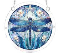 Acrylic Jigsaw Puzzle Suncatcher, 22cm Acrylic Puzzles Suncatcher Window Hanging, Jigsaw Puzzle for Doors Garden, Mother's Day Christmas Birthday Gifts for Women Men (C)