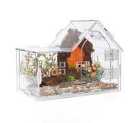 Acrylic Jumping Spider Enclosure - Versatile Reptile Enclosure with One-Click Magnetic Closure, Perfect for Tarantula, Gecko, Chameleon, Beetle, Mantis, and Hermit Crab