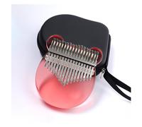 Acrylic Kalimba 17 Key Transparent Thumb Piano With Tuner Hammer And Storage Box Thumb Piano (Color : 02)
