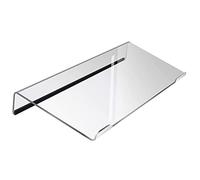 Acrylic Keyboard Tray,Clear Tilted Computer Keyboard Holder,Keyboard Riser Holder,Easy Ergonomic Typing,with Silicone Anti-Slip Case