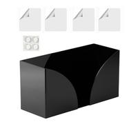 Acrylic Kitchens Countertop Paper Towel Holder with Nonslip Base Modern Design for Home Restaurant Commercial Grade Napkin Dispenser