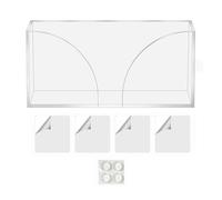 Acrylic Kitchens Countertop Paper Towel Holder with Nonslip Base Modern Design for Home Restaurant Commercial Grade Napkin Dispenser