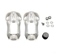 Acrylic Knobs for DAIWA Modified Baitcasting Reel with Complete Accessory Kit (Transparent color)