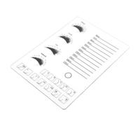 Acrylic Lash Display Board for False Lashes and Eyelash Extension | Organizer Tray, Salon Supply for Cosmetology School, Holds Selected Lashes Neatly for Professionals