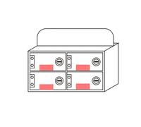 Acrylic le Phone Locker Cabinet with Loc & Keys - Transparent Wall-Mounted Numbered Lockers for Schools Factories Offices - Secure Sto Solut