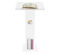 Acrylic Lectern, Floor Standing Transparent Podium, Portable Lectern Stand, Weight 7.5kg, Dimensions 60×40×110cm, Suitable for Schools, Churches, Embassies, Press Conferences and Similar Venues