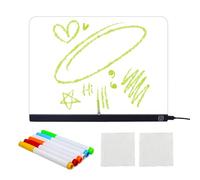 Acrylic LED Drawing Tablet, 13.7x10 Inch Erasable Board, Glowing Art Pad for Kids, Light Up Sketching & Writing Tool, Portable Coloring Tablet for Travel Home School Projects 178