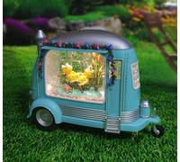Acrylic LED & Water Spinning Camping Car BO, Light up, 3AA Batteries not Included