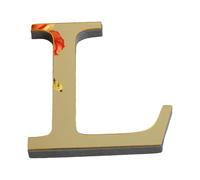 Acrylic Letters for Wall | 3D Mirror Wall Stickers, Light Gold Large Letters, Decorative Farmhouse Alphabet Signs for Hanging for Home, Bedroom, Office, Wedding Party