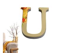 Acrylic Letters for Wall - Self-Adhesive 3D Acrylic Alphabet - Light Gold