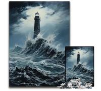 Acrylic Lighthouse CanvasJigsaws 1000 Pieces for Adults Paper Jigsaw Puzzles for Adults Ideal And Home Decor 1000 PCS(38x26cm)