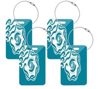 Acrylic Luggage Tag Airplane Luggage Tags Baggage Tags Identifiers Set of 2 Suit Case Tag Mediumx2 City Flag Seattle Washington