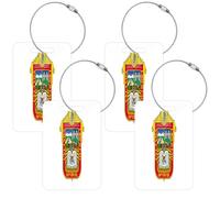 Acrylic Luggage Tag Airplane Luggage Tags Baggage Tags Identifiers Set of 2 Suit Case Tag Smallx2 Flag of The State of Mexico