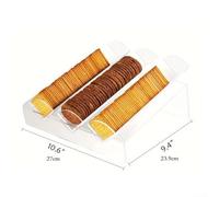 Acrylic Macaron Display Stand, Clear Cookie Tower for Parties, | Wedding Dessert Cupcake Holder, Transparent Biscuit Showcase Rack with 50 to 78 Capacity Pastry Tray, For Easy Assemble