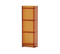 Acrylic Magazine Rack, 4-Tier Floor Organizer for Living Room, Office, Bathroom Storage, Display Newspapers, Magazines, Letters