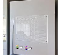 Acrylic Magnetic Calendar, Stereo magnetic transparent acrylic planner note board refrigerator sticker For Fridge Magnet Monthly And Weekly Calendar