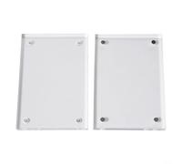 Acrylic Magnetic Photo Frame Stand for Displaying Your Cherished Memories Perfect Desktop Decoration (6x9cm)