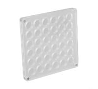 Acrylic Magnetic Seashell Organizer Box, Perfect for Storing Collectible Shells and Other Small Treasures from Your Travels (Round)