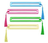 Acrylic Mahjong Guide - Four Piece Set, Line Highlighting Tool, Card Strategy Aid, Clear Game Marker | Ideal For Players Beginners Game VibrantNight Party Travel Christmas Competitions