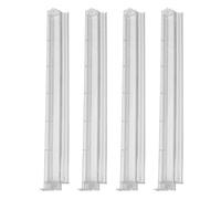 Acrylic Mahjong Shelves - Sturdy Sliding Systems, Transparent Tile Holder, Modern Design with Non-Slip Base, Practical Play Equipment Set for Table Games, Family Reunions and