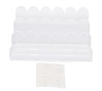 Acrylic Mail Organizer 3 Compartments with Transparent Design | Neatly organize letters and envelopes on your home desktop with this wavy acrylic letter sorter for clutter free workstation