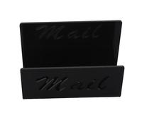 Acrylic Mail Organizer, Desktop Letter Sorter, Clear Countertop Holder for Home School Office - Durable Scratch, Non Slip Base, Multi Use Storage Solution