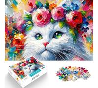 Acrylic Majestic Blossoming Cat2000 Piece Jigsaw Puzzles for teenagers family fun games Artists Collection, Fine Art 70x100cm