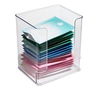 Acrylic Makeup Organiser - 20 x 17 x 15 cm, Stackable Drawers, Makeup Storage with Multiple Compartments, Countertop | With Drawers, Makeup Storage for Brushes, Lipsticks, Jewellery