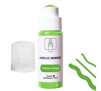 Acrylic Marker Pen - 18mm Tip Mop Style Permanent Water Based Ink Refillable 60ml Bottle with Capacity, Durable and Quick Drying | For Wall Art