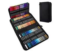 Acrylic Marker Pens - 72 Colours in a Set - Colouring Book Colouring Pens - Artist Pens for Various Surfaces - for Book, Stone, Canvas, Fabric, Wood, Metal, Ceramic, Art, Children's Activity, School