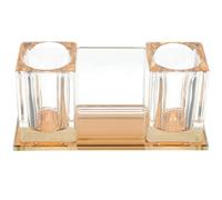 Acrylic Microphone Stand Desk Holder with Non Slip Base | Storage Holder for Microphone, Desktop Use for Broadcasting and Families, Crystal Style Acrylic Body
