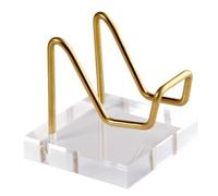 Acrylic Mineral Display Stand - Transparent Rock Holder, Clear Stone Rack | Desktop Fossil Collection Display Structure, Stable Showcase Fixture Frame with Base for Crystal Specimens