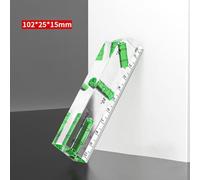 Acrylic Mini Level Ruler with Magnetic Base for Precise Measurement - 75x25x15mm, 95x40x14mm, 95x50x13mm, 102x25x15mm (A/B), Transparent for Home(102 * 25 * 15MM (A))