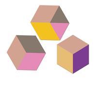 Acrylic Mirror Panel - Acrylic Mirror, Wall Sticker Art | Hexagonal Cartoon Wall Sticker with Mirror, Colored Acrylic Mirror for Hallway, Bathroom, Vanity, E Room