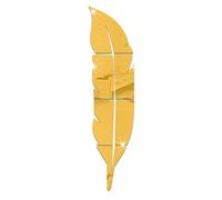 Acrylic Mirror Wall Decor Stickers | Modern Feather Mirror | Feather Shaped Wallpaper Paste Decals, Nordics Feather Window Sticker Mirror, Home Decorations for Living Room, Bedroom, Bathroom