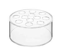 Acrylic Modern Vases - Transparent Round Floral Modern Vases with 12 Holes,Round Flower Arranger Decorative Modern Vase for Weddings, Dining Table Decor