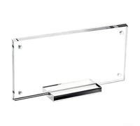 Acrylic Money Holder 3.5x7.3in Double-Sided Display