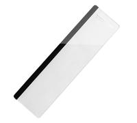 Acrylic Monitor Sticky Notes Holder - 30x8x2cm Computer Side Memo Panel, Transparent Acrylics Note Organizer, Proper Size Reminder Pad | Fits Most Screens Desktop Workstation Office Home School