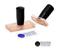 Acrylic Monogram Stamp for Unique Personalization of Business Logo, Company Name, and Address